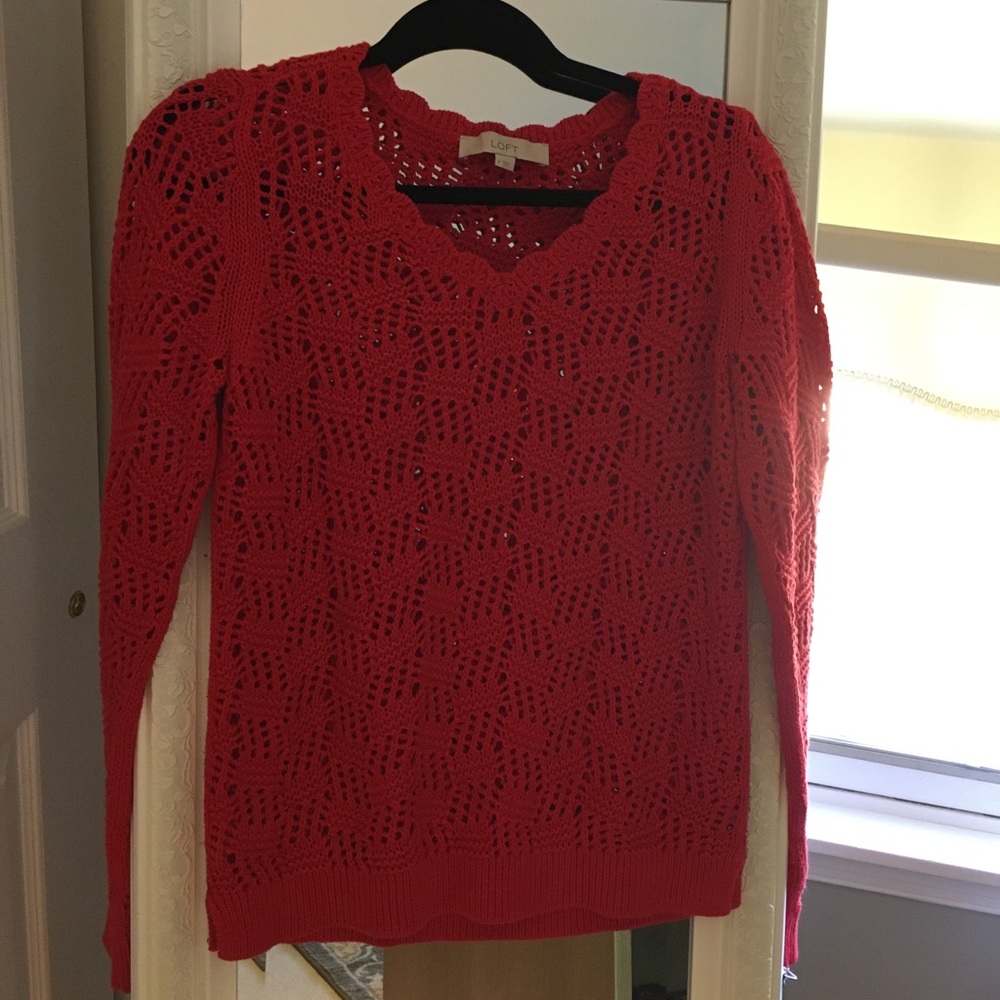 Red sweater